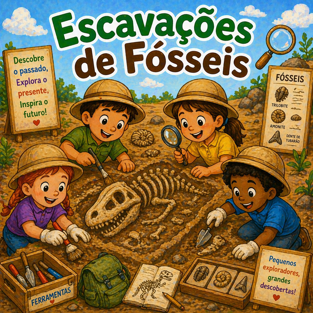 Stand Science 4you - Stand 2 - Escavaçõesa Fósseis