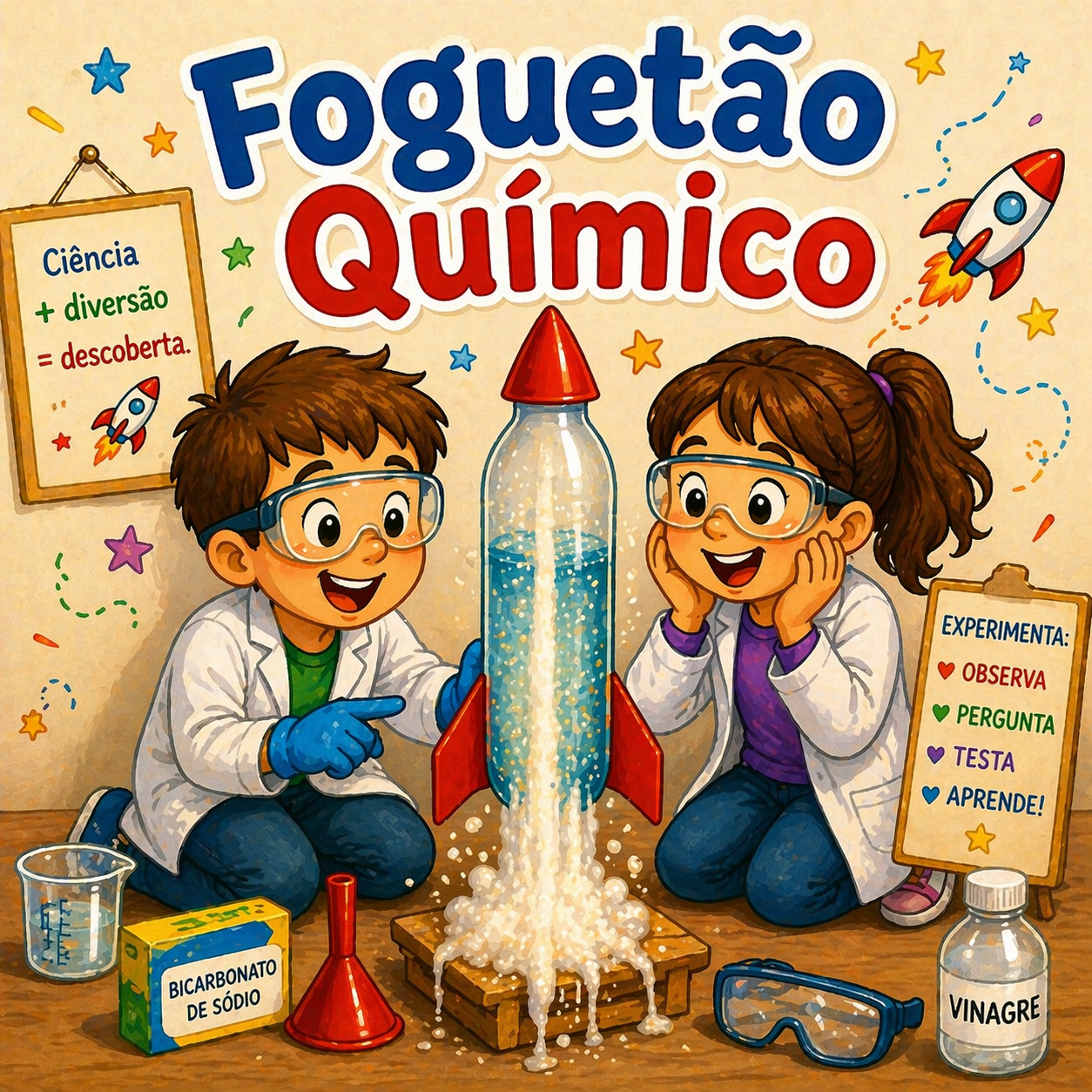 Stand Science 4you - Stand 1 - Foguetão Químico 